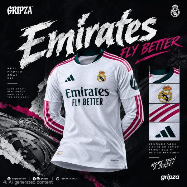 REAL MADRID 26/27 HOME KIT FULL SLEEVE